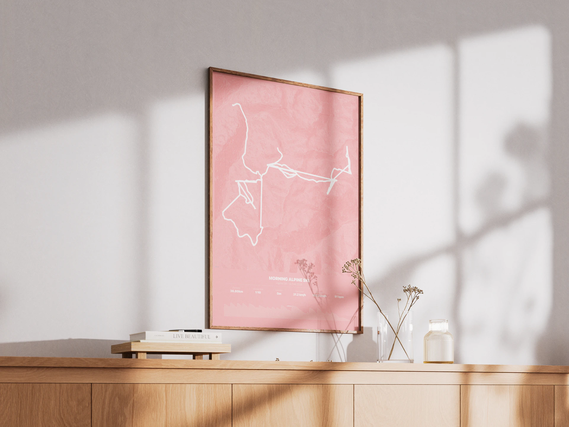 Poster wall mockup 2