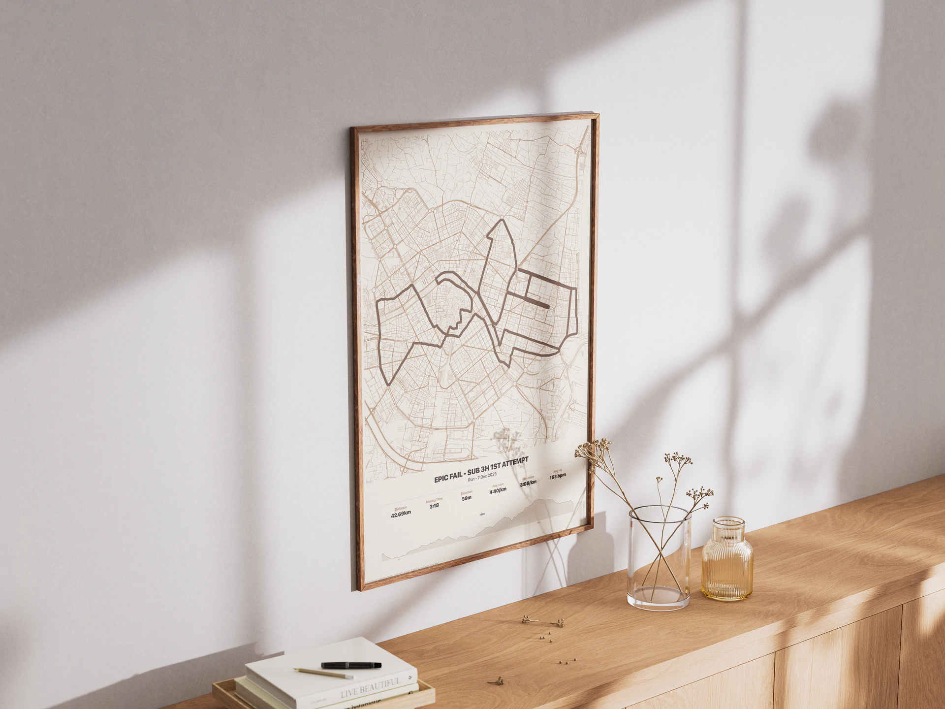 Poster wall mockup 3